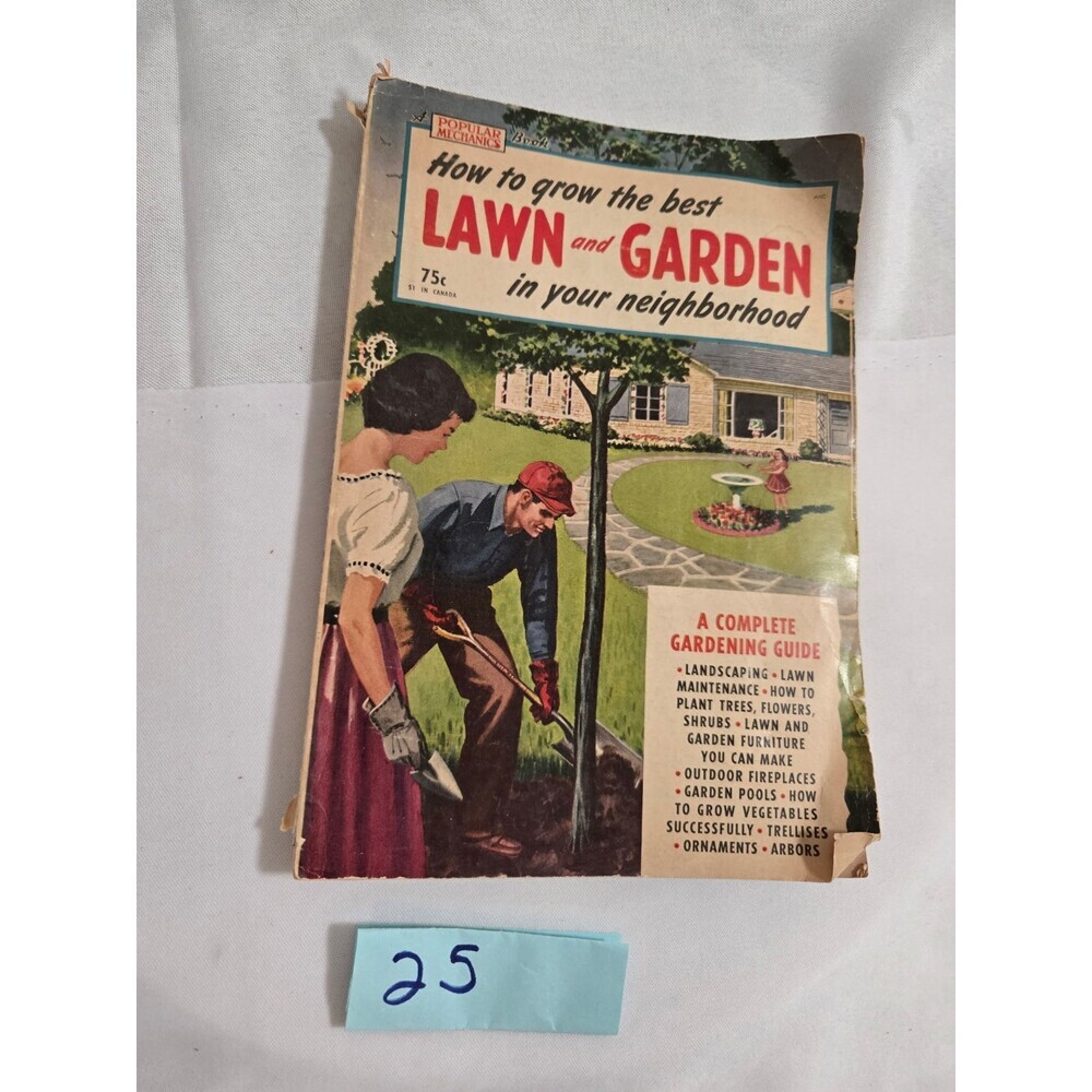 Popular Mechanics Lawn And Garden 1950's